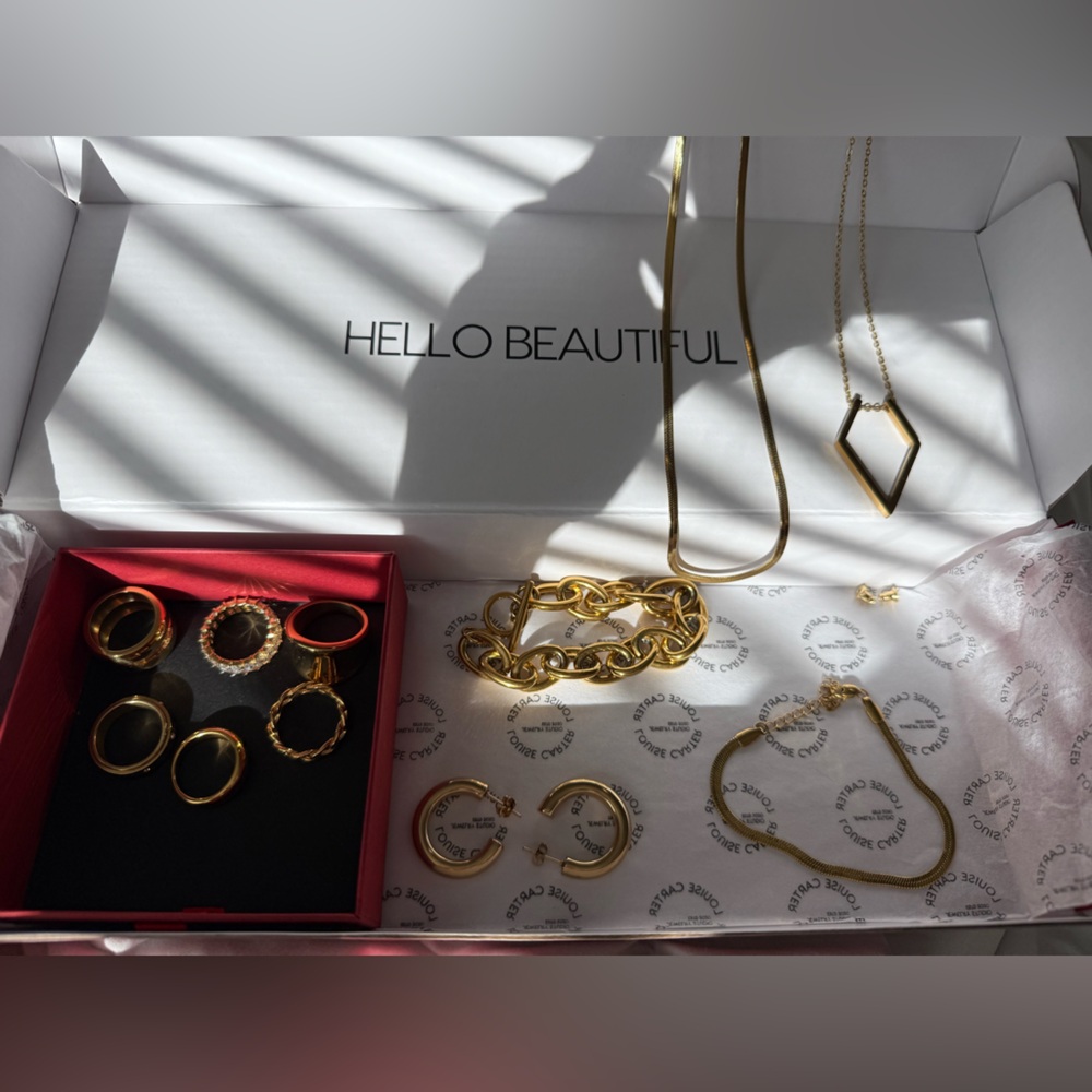 Louise Carter waterproof non-tarnish jewelry. All brand new